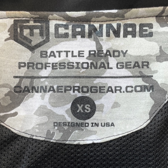 CANNAE Jacket Full Zip X Small Long Sleeve NWOT Waterproof Black Womens XS - Picture 4 of 6